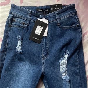 Needing Something Jeans - Medium Wash (Fashion Nova) NWT